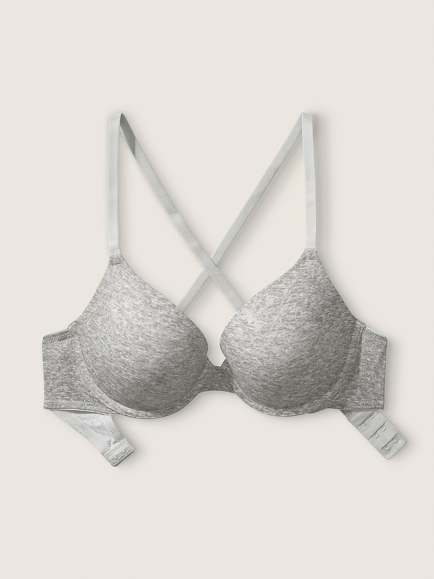 Buy AAVOW Women Everyday Lightly Padded Bra (Pink, Grey) Online at