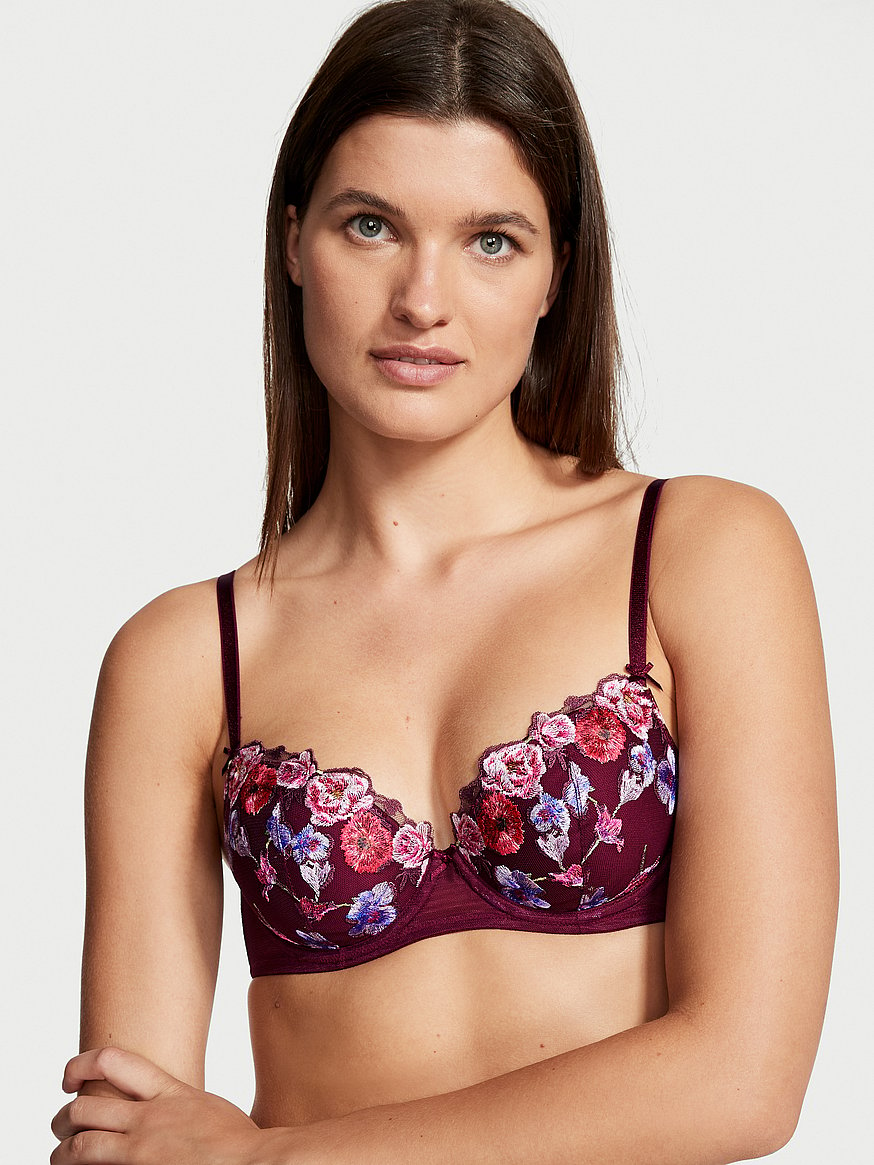 Victoria's Secret NWT DREAM ANGELS Lightly-Lined Lemon Embroidery Demi Bra  36F Blue Size L - $45 (35% Off Retail) New With Tags - From Adra