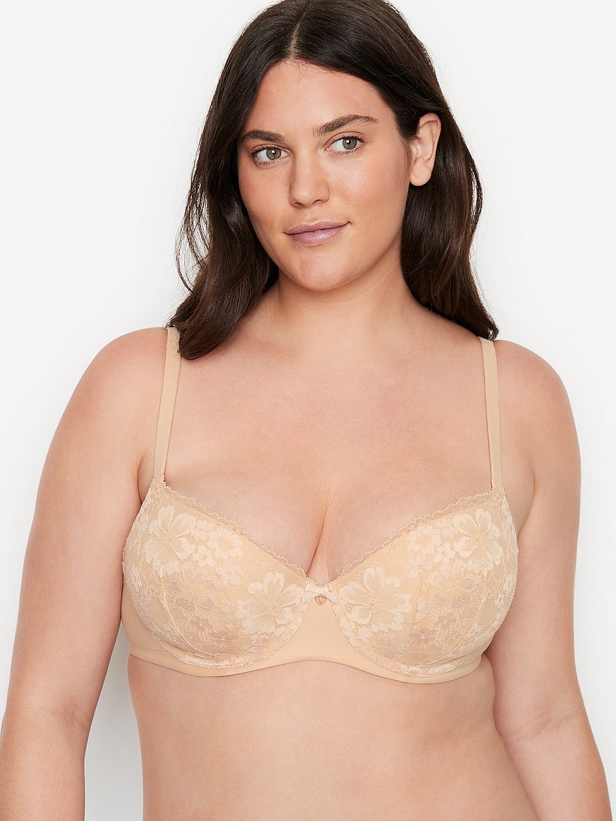 Buy Victoria's Secret Lipstick Red Smooth Lightly Lined Demi Bra from Next  Lithuania