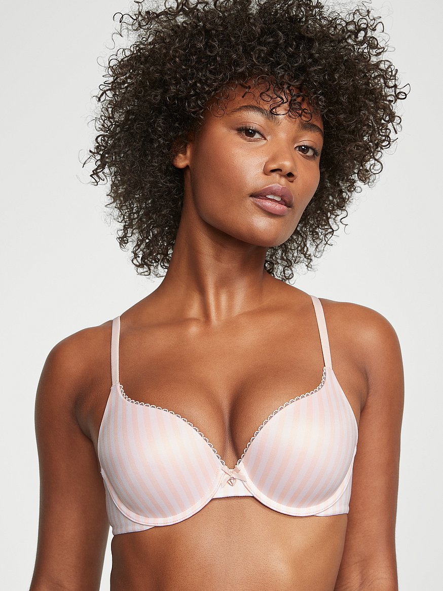 Victorias Secret Perfect Shape Push Up Bra, Full Coverage, Padded, Smooth,  Bras For Women, Body By Victoria Collection, White