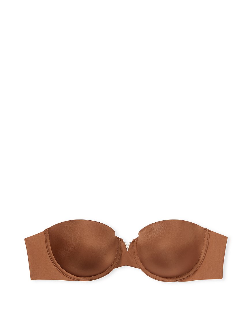 Buy Victoria's Secret Strapless Bombshell Add 2 Cups Push Up Bra, Moderate  Coverage, Padded, Bras for Women (32A-38D), Sweet Praline, 34B at