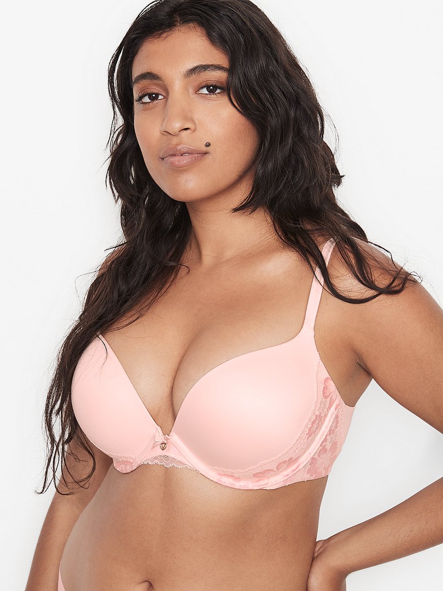 Body by Victoria women's full coverage lift up bra size 34c color pink