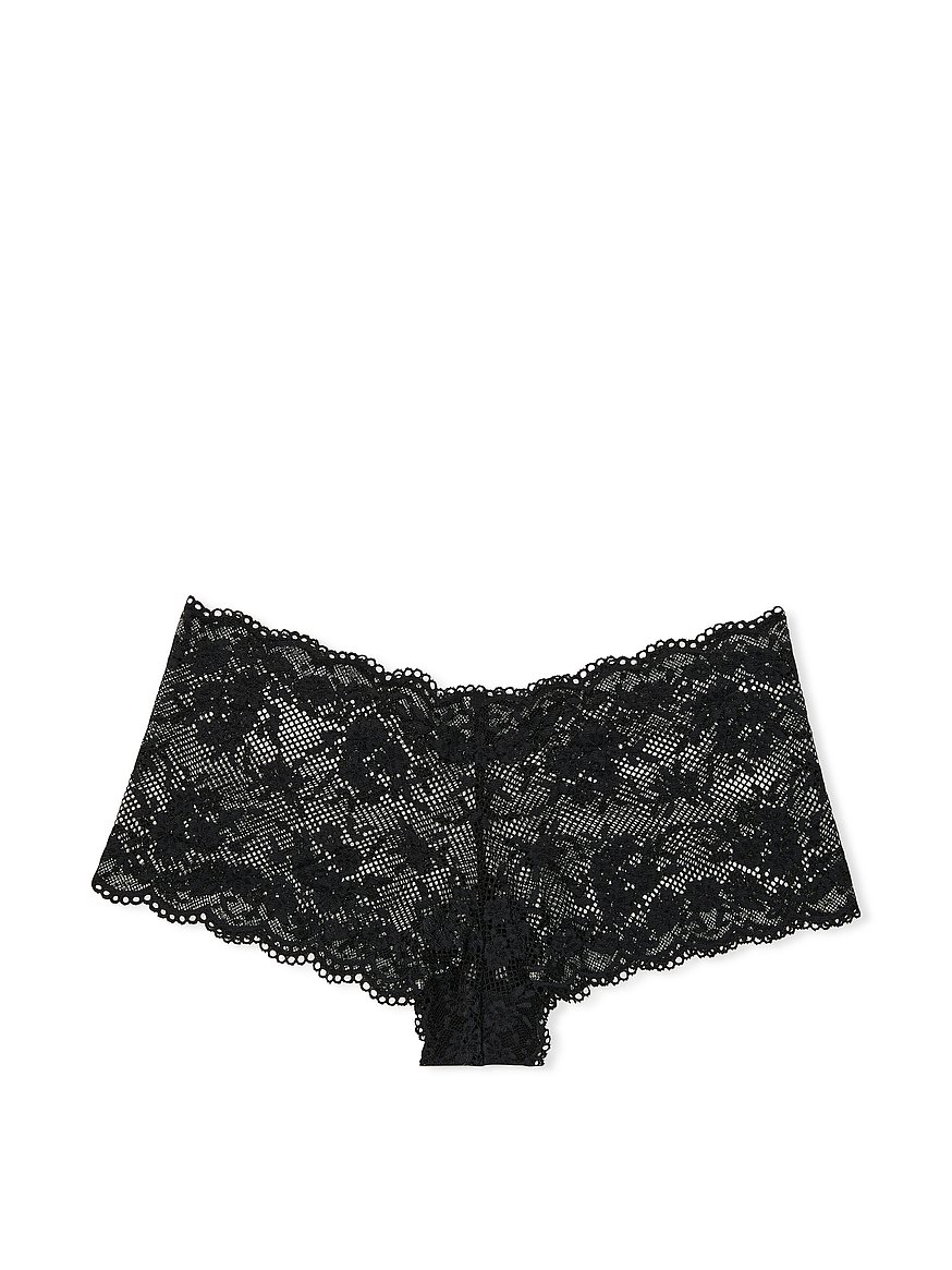 Buy Victoria's Secret Black Snowflake Stretch Cotton Logo High Waist Short  Panty from Next Luxembourg