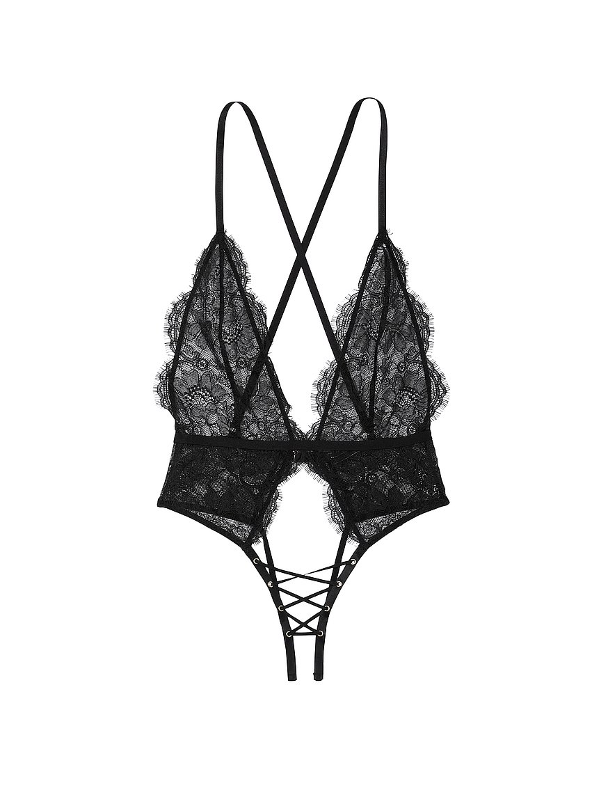 Victoria's Secret Bombshell Lace Teddy, Push Up, Women's Lingerie, Very  Sexy Collection (XS-XL) (Lipstick, Small) at  Women's Clothing store