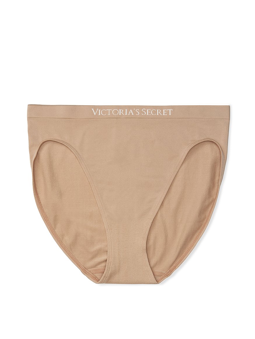 VICTORIA'S SECRET Logo Lace Burnout Brief Panties