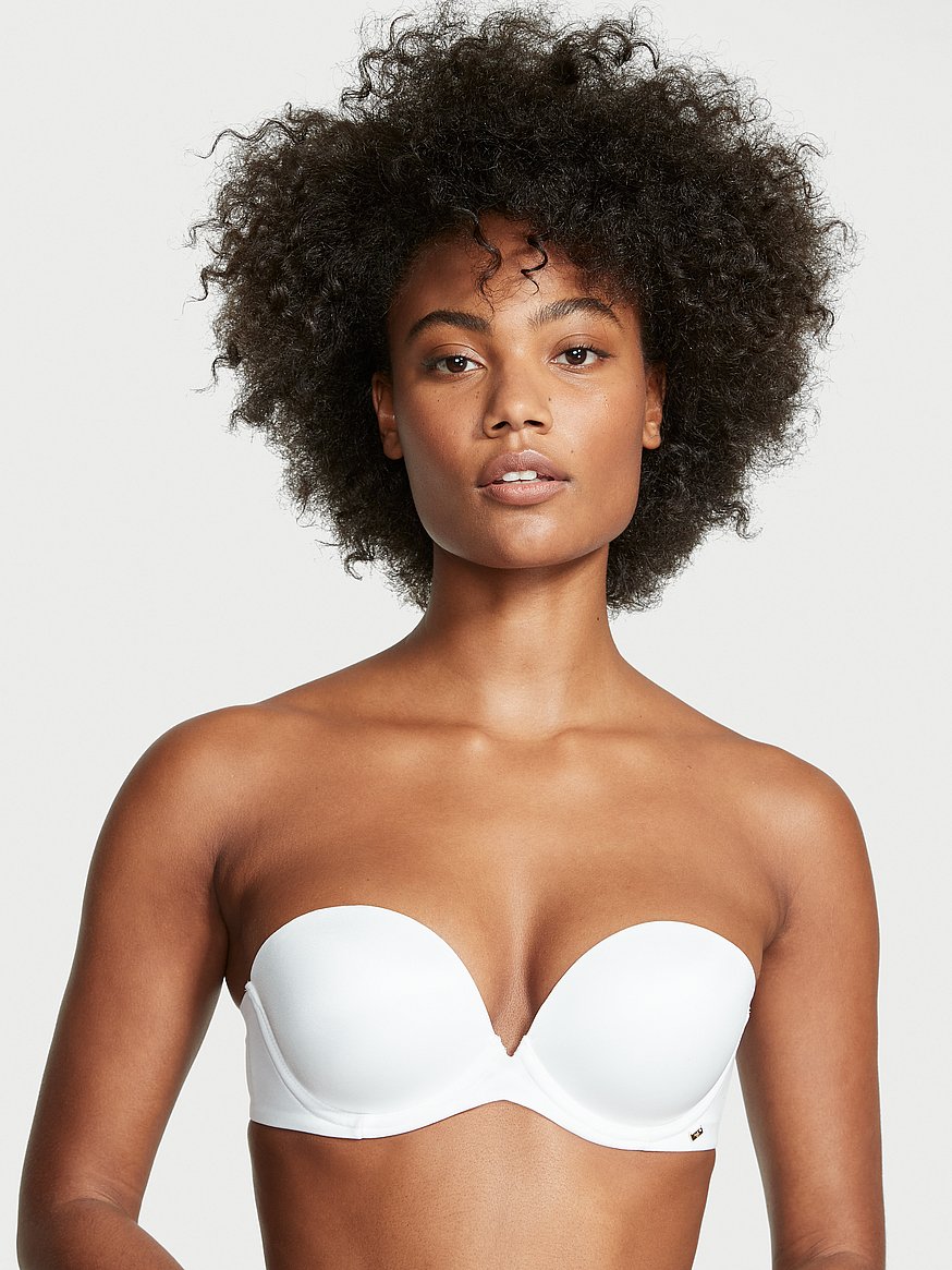 Find more Victoria's Secret Padded White Strapless 34b Bra – Magnetic Front  Closure-underwire-(b77) for sale at up to 90% off
