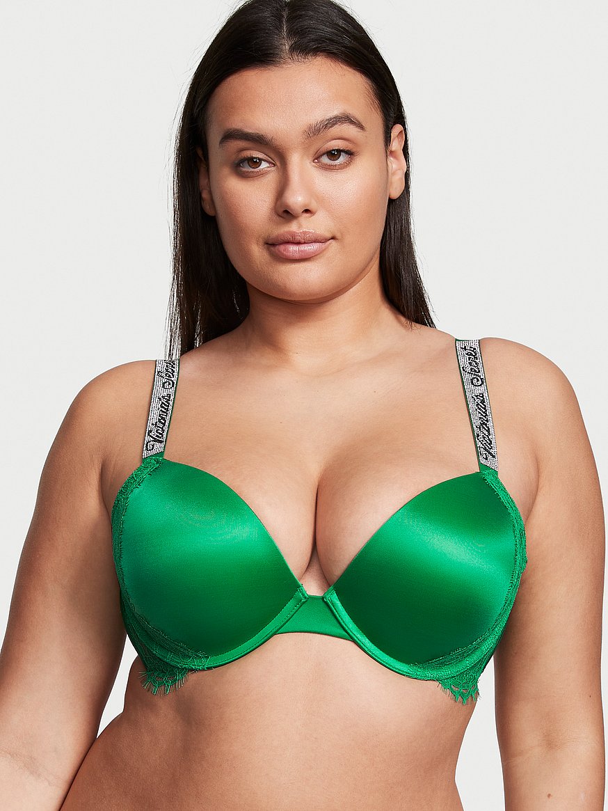 Shine Strap Push-Up Bra