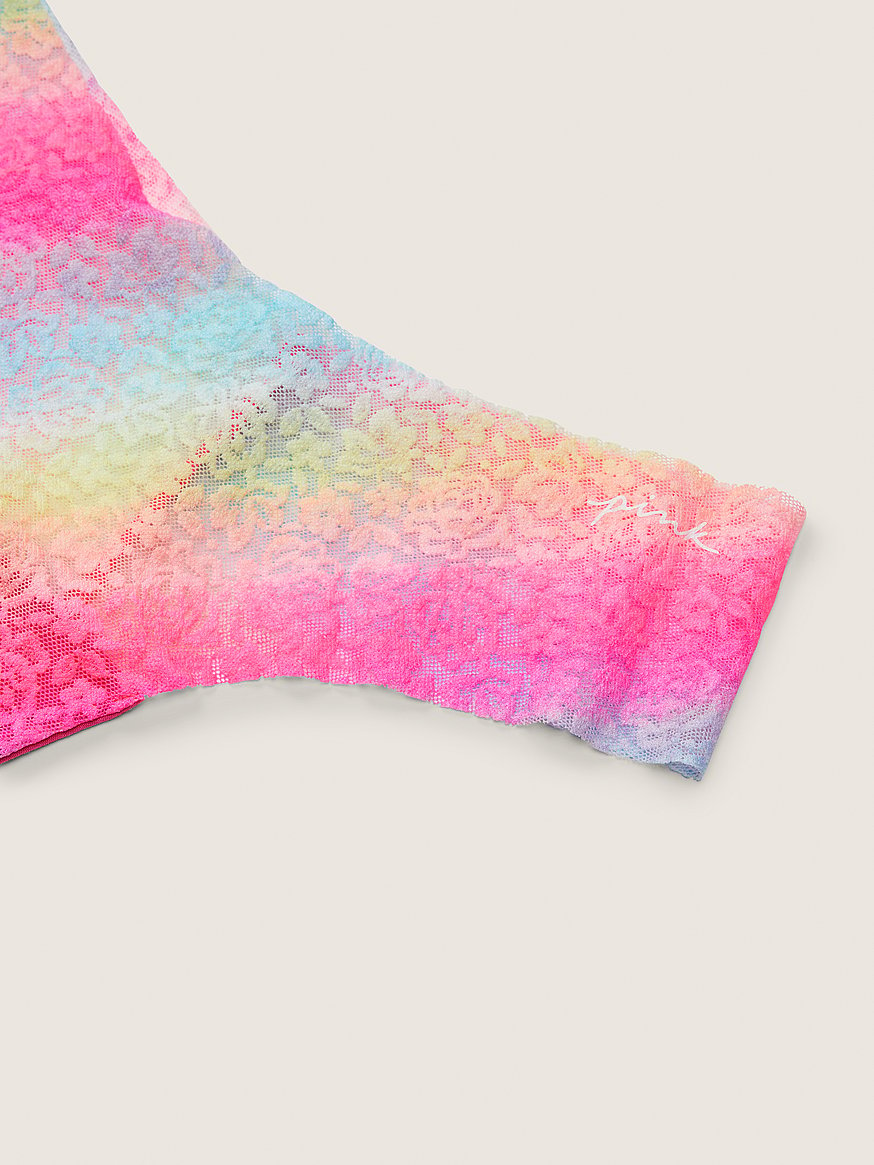 Victoria's Secret Cotton Panty Sz Medium Y2K Gay pride colors rainbow  underwear