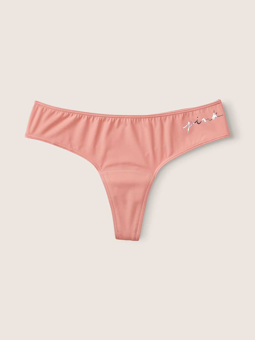 Victoria's Secret Pink PERIOD PANTY thong medium New sealed spiral tye dye