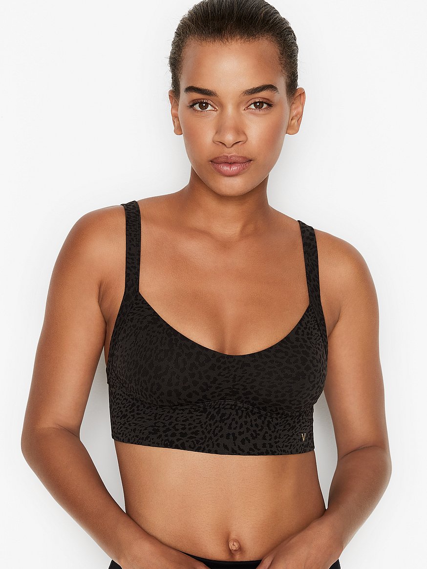 Victoria's Secret Black seamless padded Lounge Unlined Scoop Bra never worn  with packaging Size XS - $28 (20% Off Retail) New With Tags - From Ashley