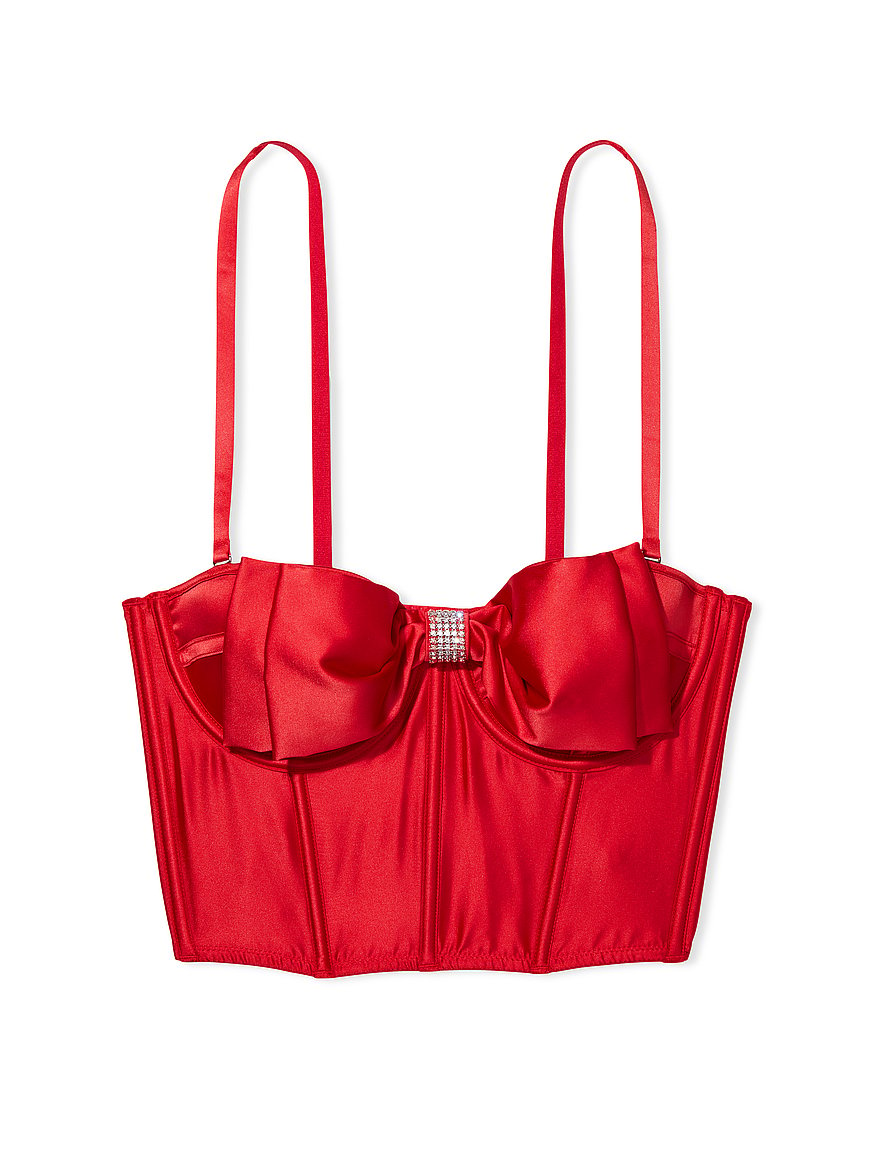 Victoria's Secret, Intimates & Sleepwear, Nwt Victorias Secret Red Bow Balconette  Bra Unlined 38d