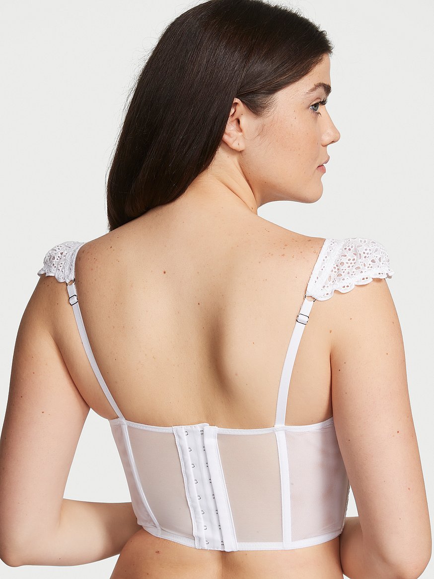 Eyelet Lace Unlined Corset Top