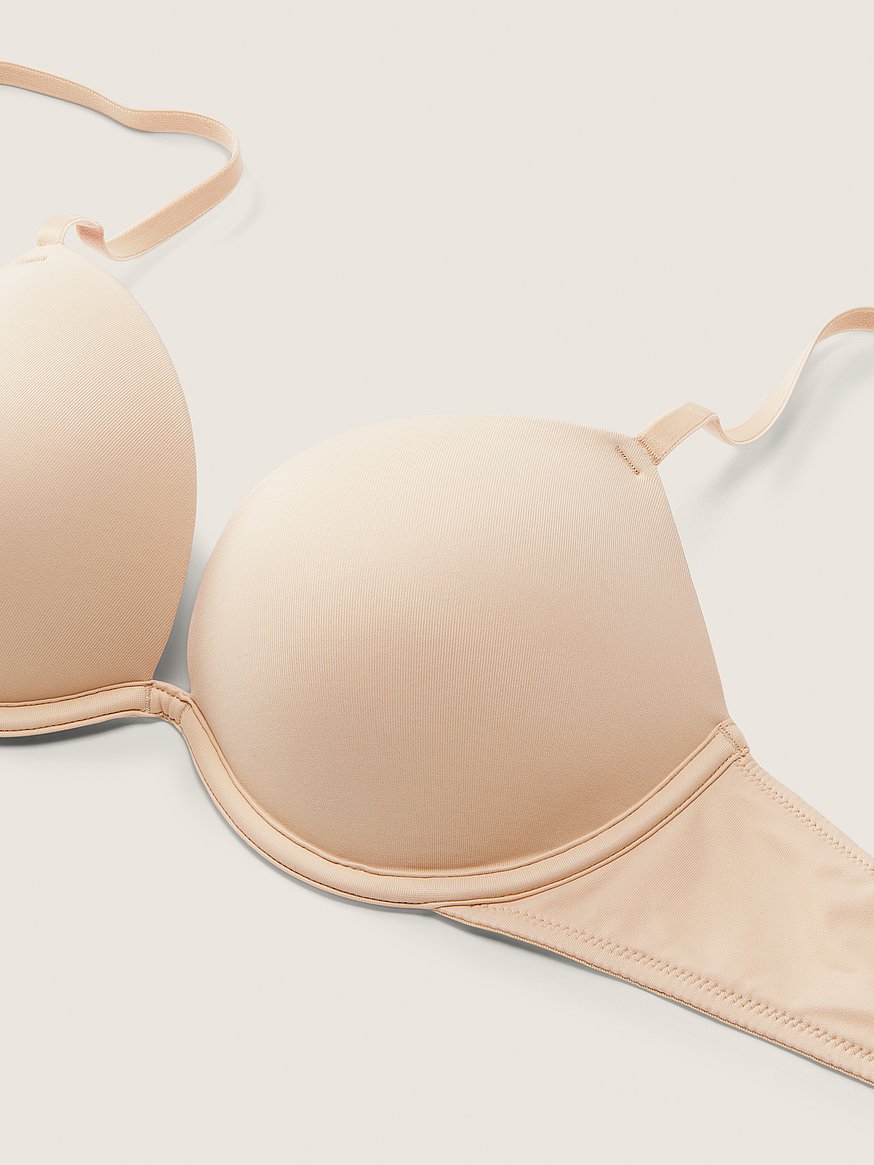 Victoria's Secret Pink Wear Everywhere Super Push Up Bra, Padded,  Smoothing, Bras for Women, Beige (32A) at  Women's Clothing store