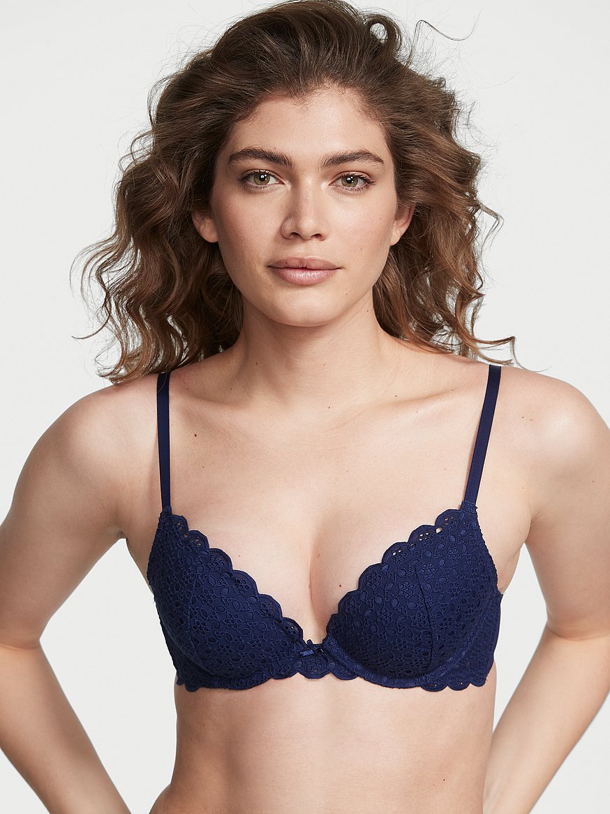 Buy Victoria's Secret Ensign Dream Angels Eyelet Lace Up Strapless Bra Top  from Next Luxembourg