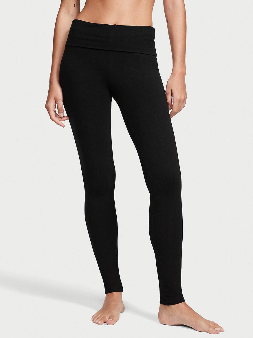 Victoria's Secret PINK Fold Over Yoga Pants - $23 (42% Off Retail