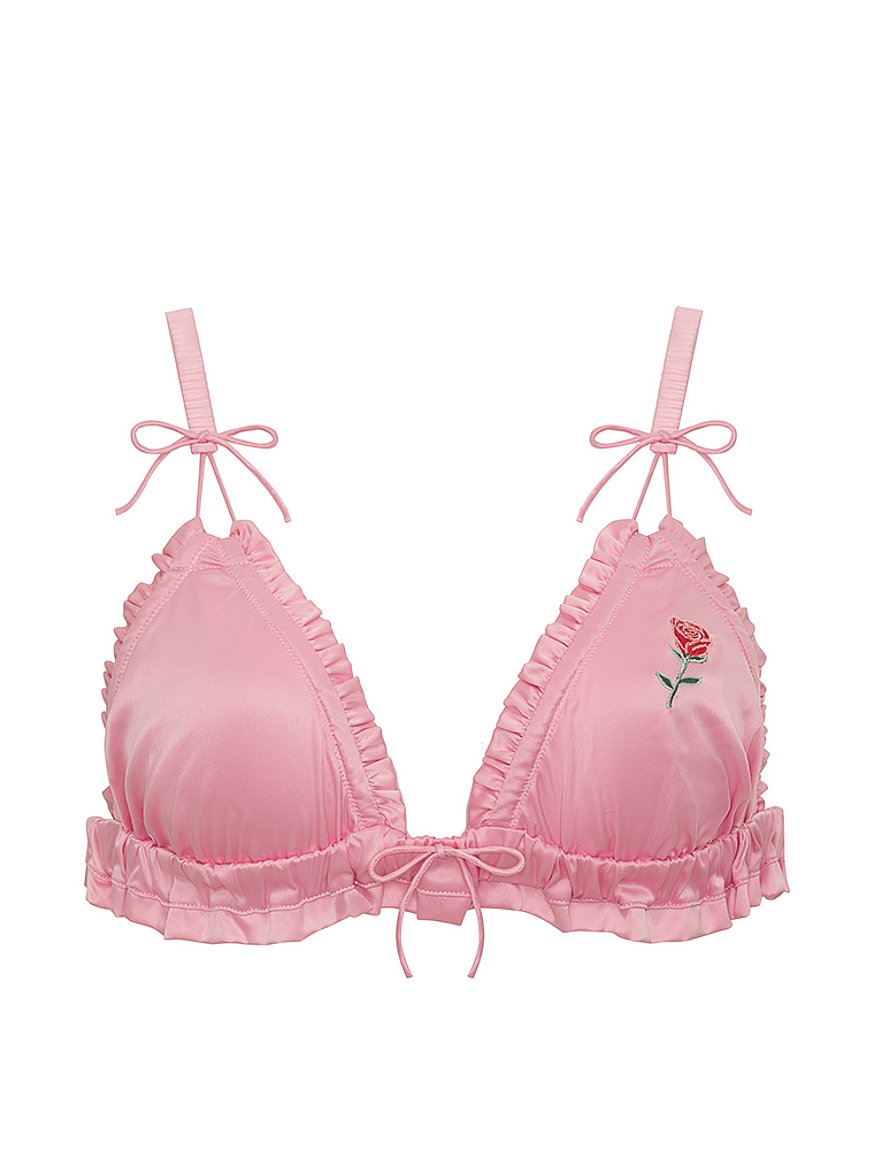 PINK Victoria's Secret, Intimates & Sleepwear, Victorias Secret Pink  Lightly Lined Plunge Bralette Valentines