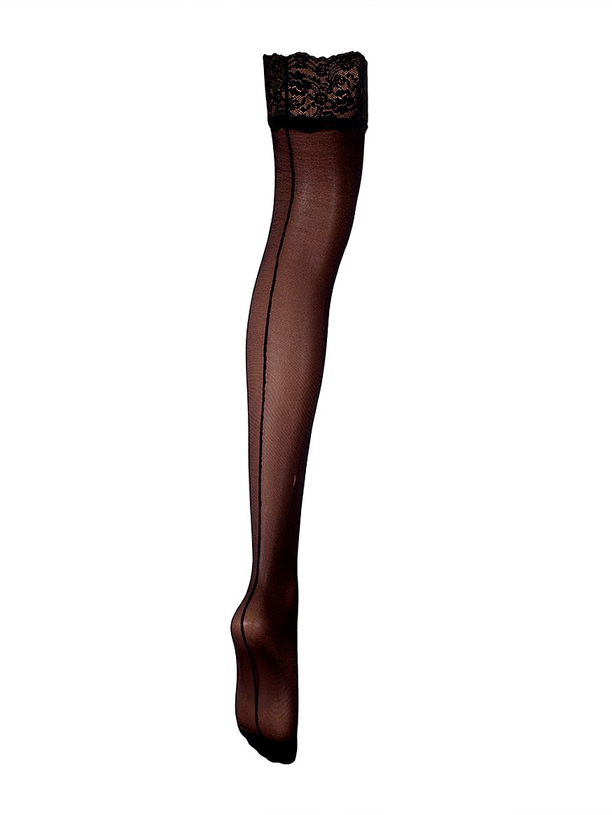 Buy Lace Top Stocking with Back Seam - Order Hosiery online 1119755800 -  Victoria's Secret US