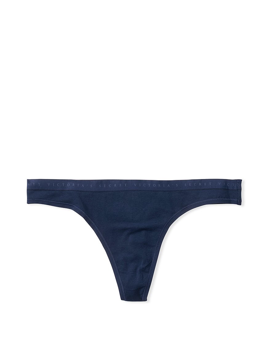 Buy Stretch Cotton Thong Panty - Order Panties online 5000000025 - Victoria's  Secret US