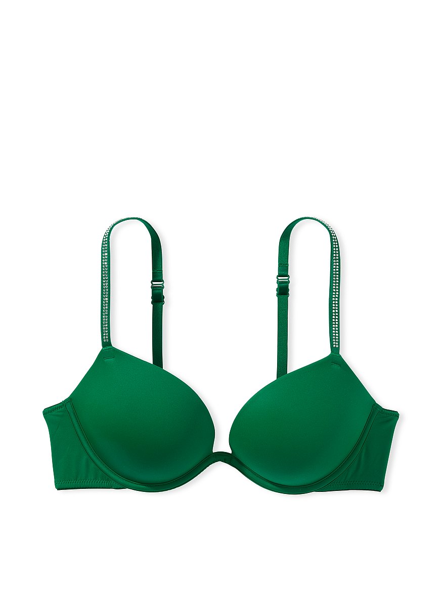 Victoria Secret Bra Size 34B Dusty Green Underwired Push-Up