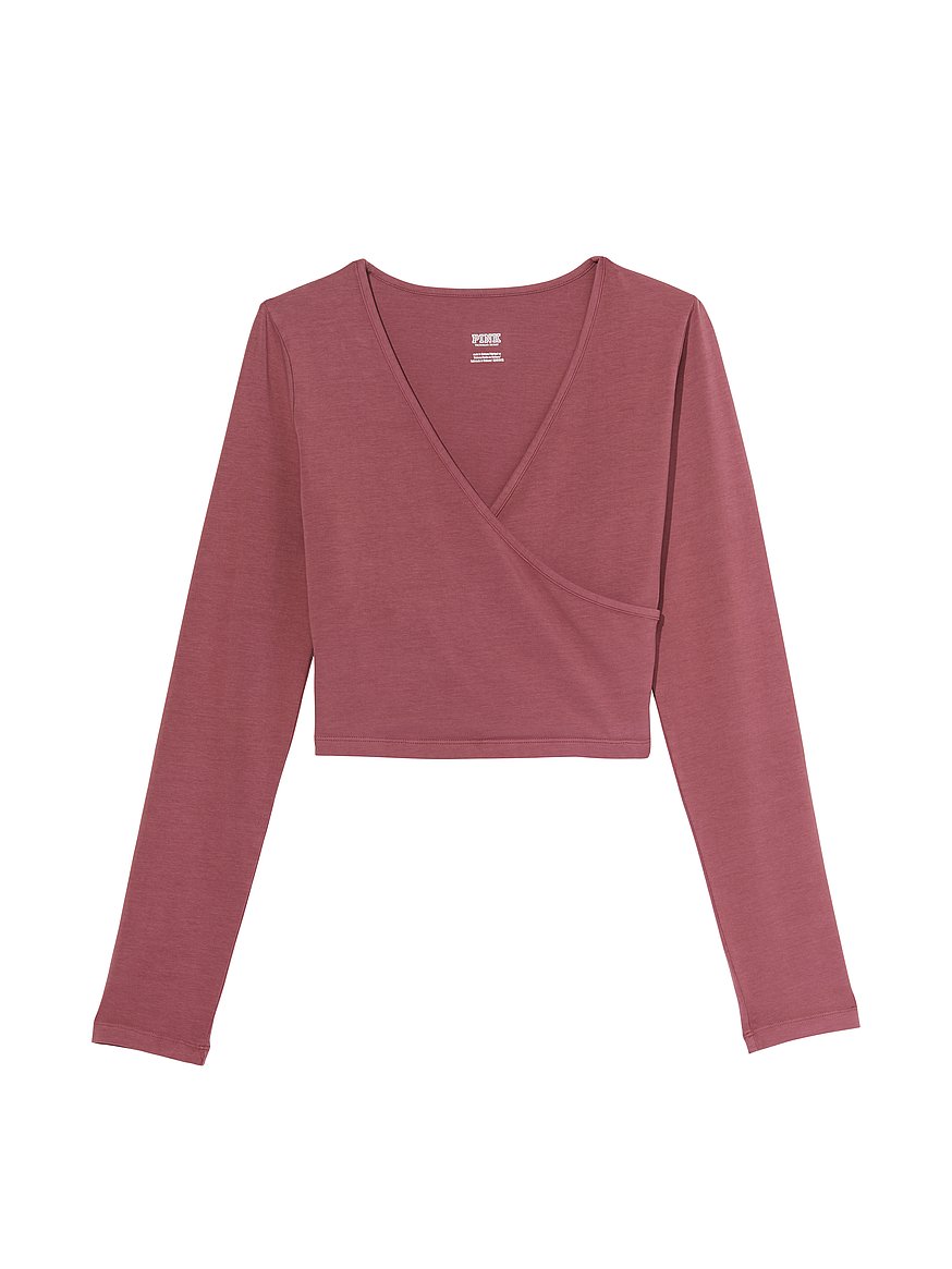 victoria secret long sleeve crop top