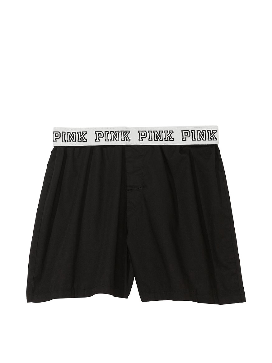 Buy Cotton Boxer Shorts - Order Pajama Bottoms online 5000008881 - PINK US