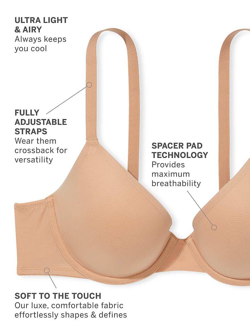 Comfort Luxe Lightly Lined Full Coverage Bra