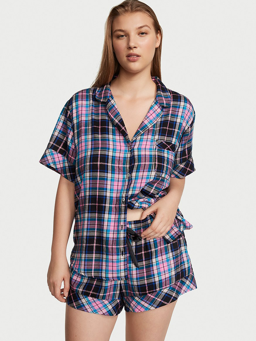 Buy Flannel Short Pajama Set - Order Pajamas Sets online