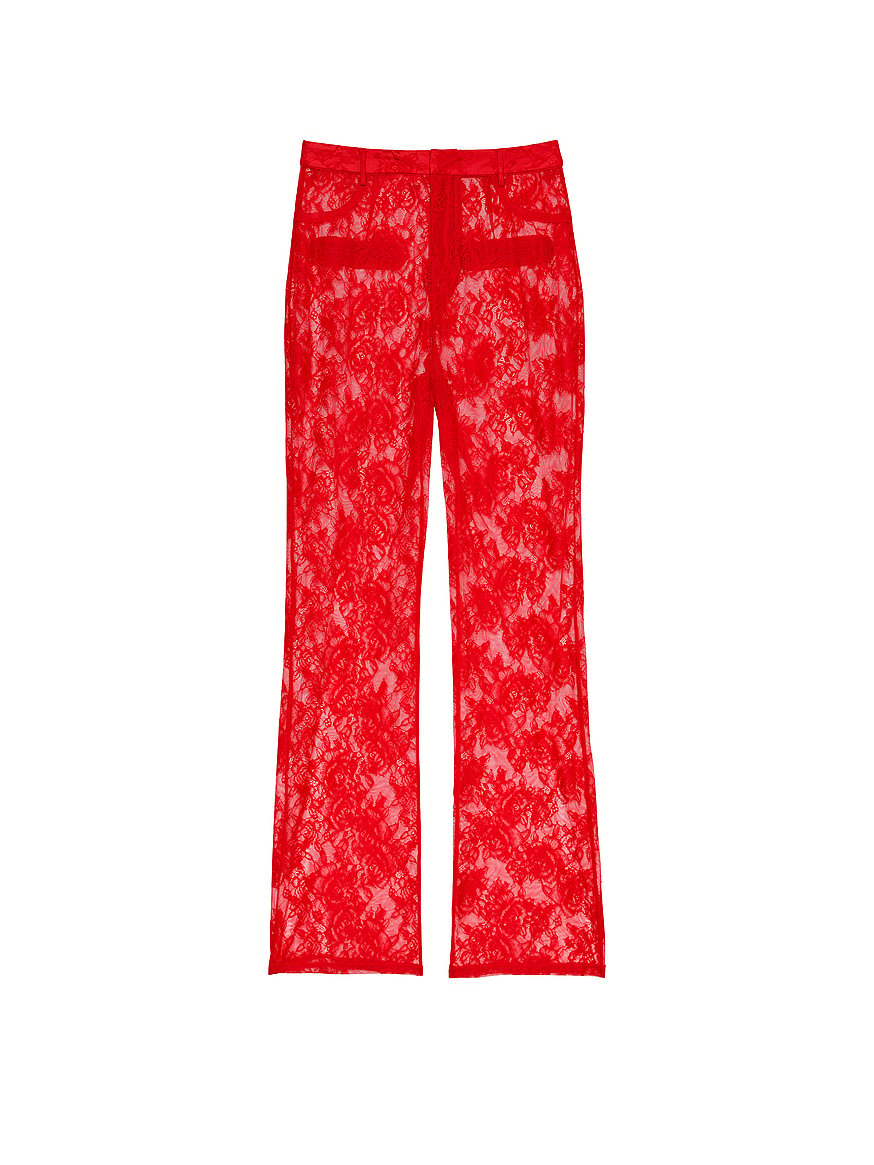 Buy VS Archives Rose Lace Pants - Order Pajama Bottoms online