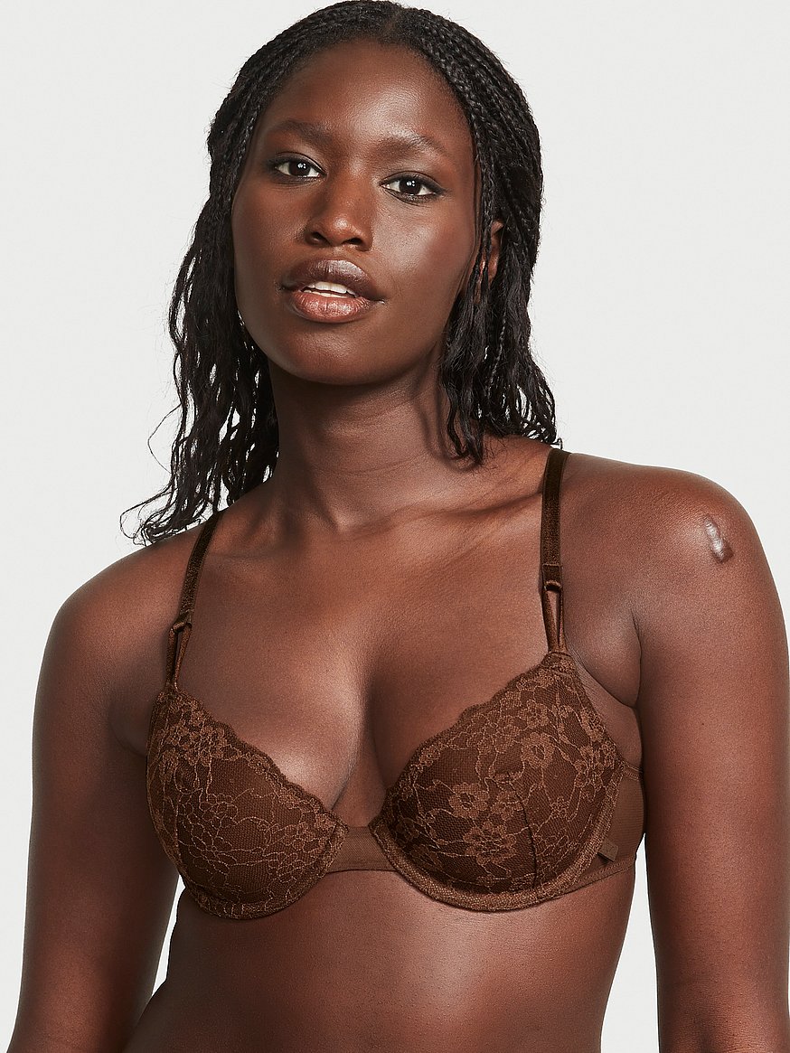 Buy Sexy Tee Posey Lace Lightly Lined Demi Bra - Order Bras online  5000000066 - Victoria's Secret US