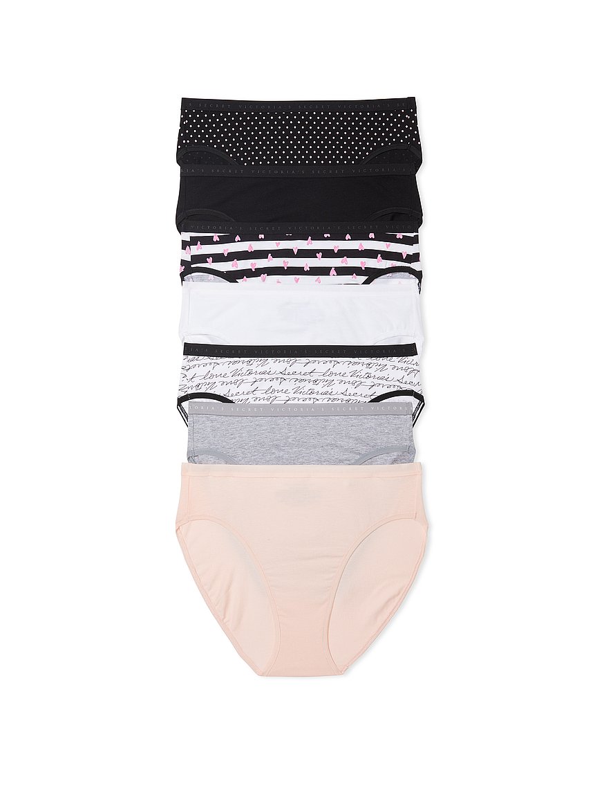 Buy 7-Pack Stretch Cotton High-Leg Brief Panties - Order PACKAGED-PANTY  online 5000008064 - Victoria's Secret US