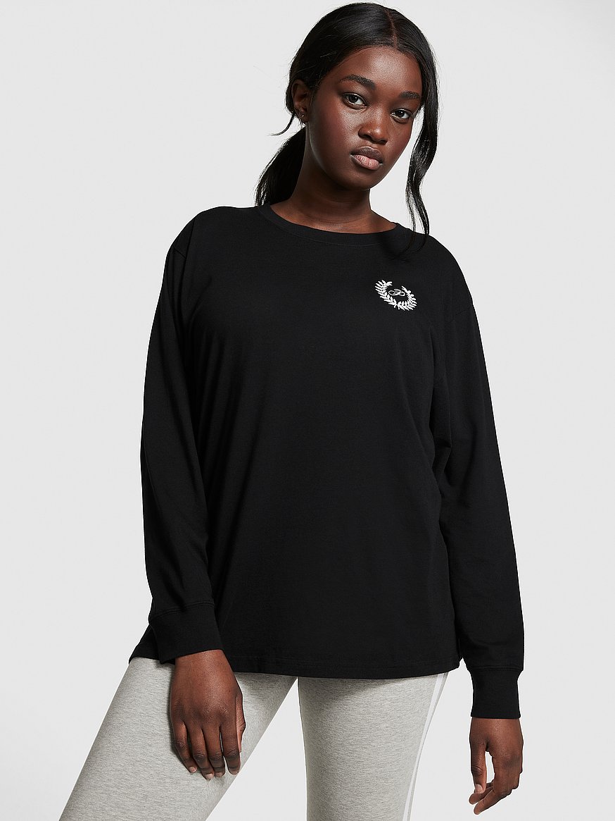 Women's Black Nike Cotton Logo 23 Green O T-Shirt