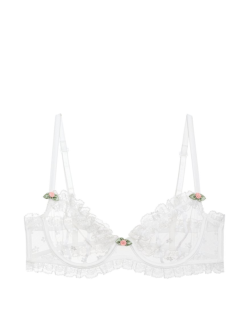 Buy White Daisy Underwire Bra - Order Bras online 1122113100 - Victoria's  Secret US