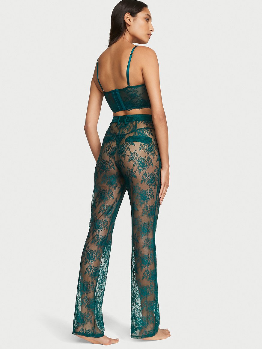 Buy VS Archives Rose Lace Pants - Order Pajama Bottoms online 1123120900 - Victoria's  Secret US