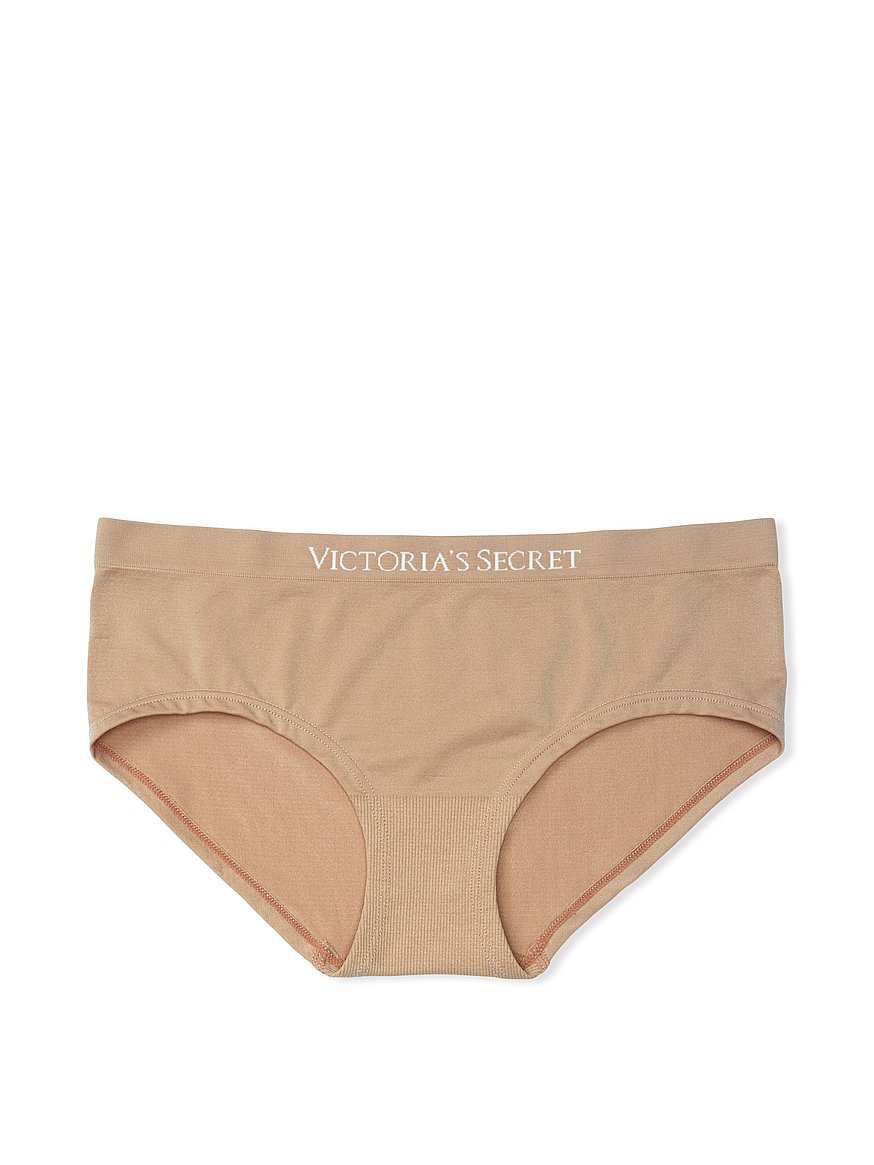 Victoria's Secret Seamless Hiphugger Hipster Panty Gray S