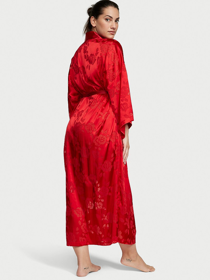 Buy Ms.Lingies Maroon Lace Work Nightwear With Robe for Women Online @ Tata  CLiQ