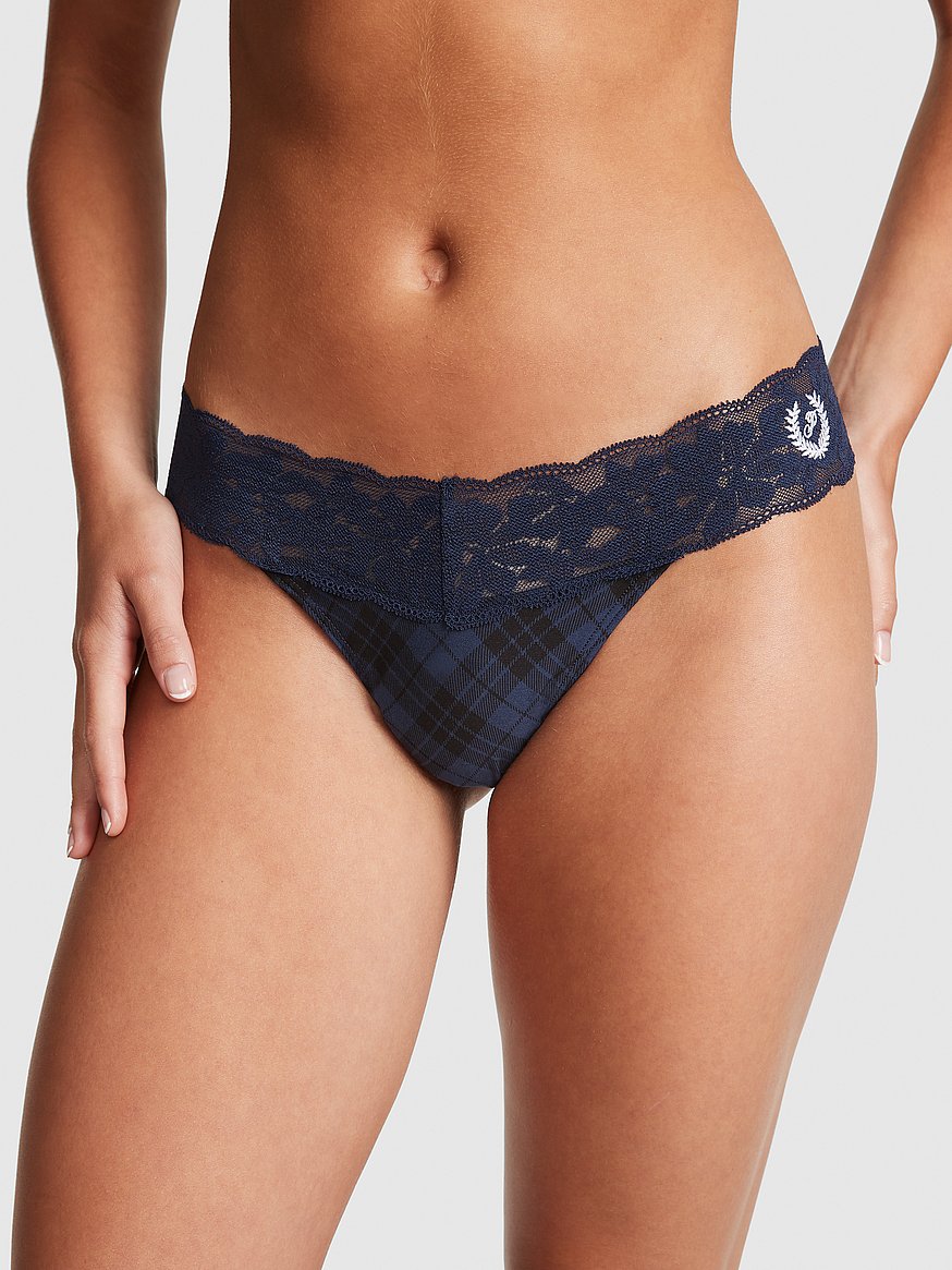 Mid-Rise Lace-Trimmed Bikini Underwear for Women - Old Navy Philippines