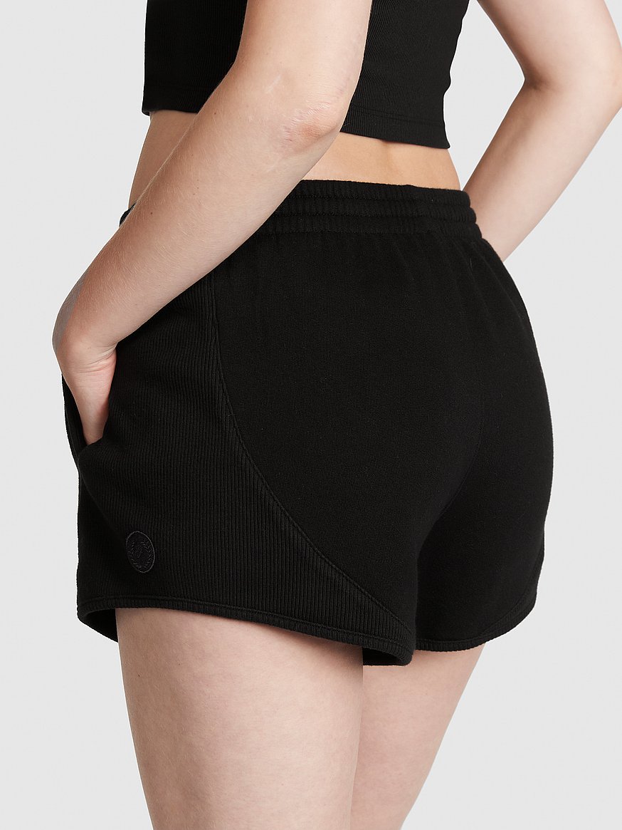 Buy Premium Fleece Curved-Hem Shorts - Order Bottoms online 5000009659 -  PINK US