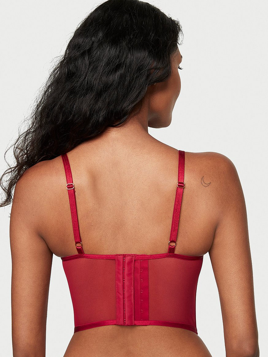 Corset sports bra in pink - Live The Process