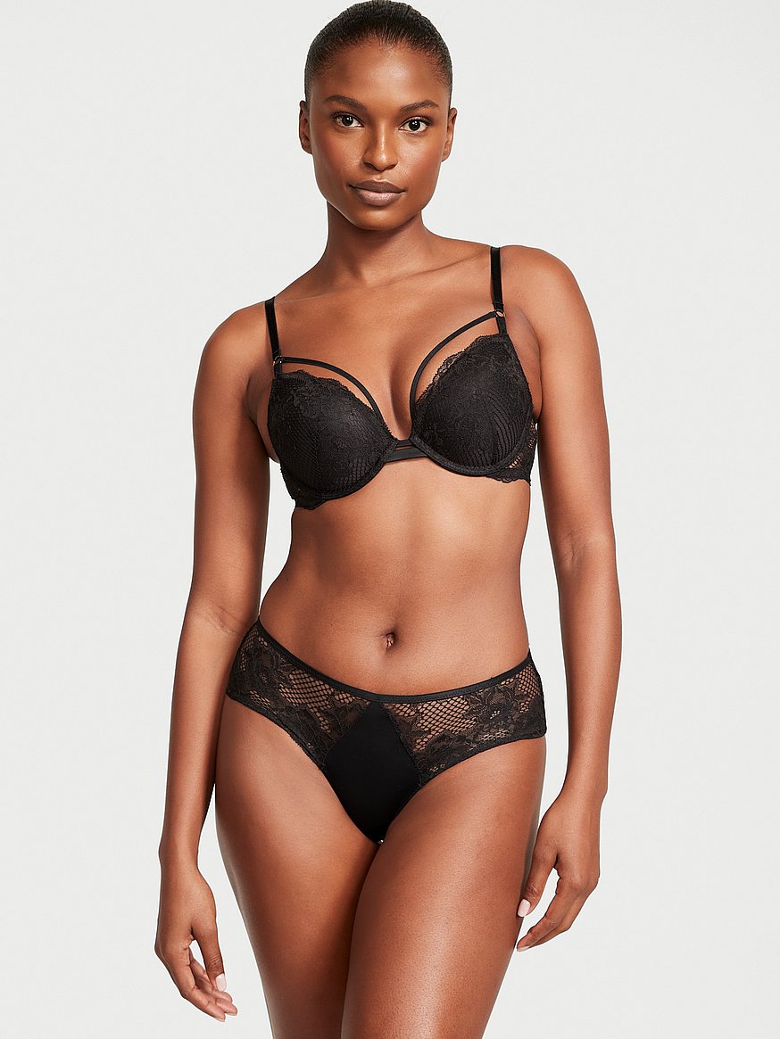 victoria secret fishnet bralette