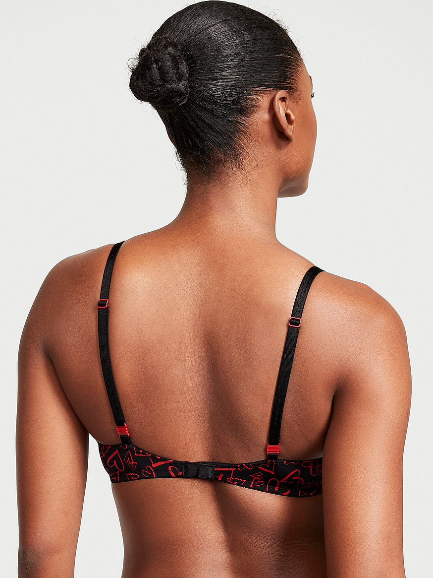 Sexy Tee Lightly Lined Front-Close Lace Demi Bra