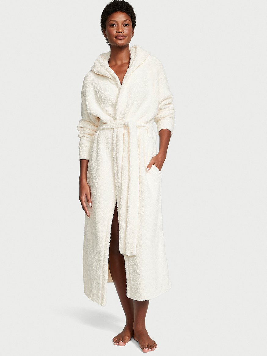 Buy Chenille Hooded Long Robe - Order Robes online 1123411800 - Victoria's  Secret US