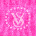 Neon Pink Logo Dots
