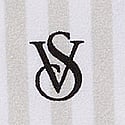 Vs White/Silver Pearl Vs Lockup On Stripe