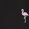 Pure Black Flamingo
