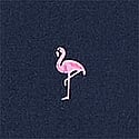 Midnight Navy Flamingo