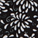 Batik Blooms Black