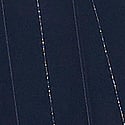 Noir navy lurex pinstripe