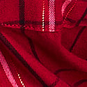 Red Lacquer/Rose Garden Yd Plaid