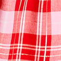 New Bright Vermillion/pink Lollipop Plaid