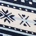 Blue Fairisle Print